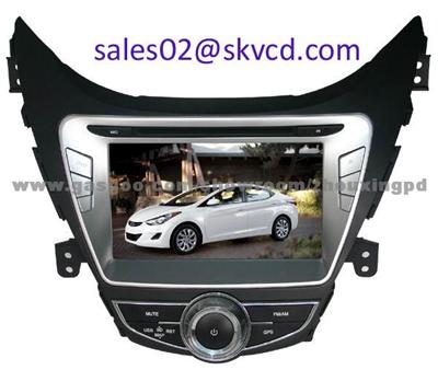 1, 800*480   HYUNDAI ELANTRA 2012 Car Dvd Player With NAVIGATION