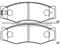 Semi-Metallic Auto Brake Pad