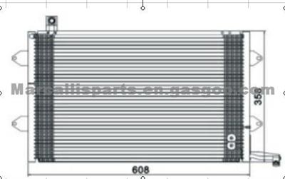 Condenser, Air Conditioning For VWGOLF III 1H0820413