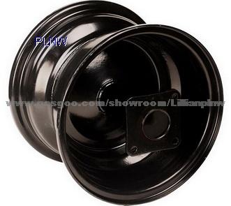 Quality Go Kart Steel Wheel Silver Coating Bright 6*4.5 PLN503