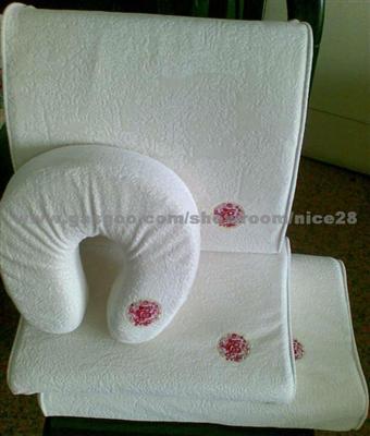 Baby Head Shaping Pillow/U Shape Slow Rebound Sponge Pillow/Multi-Purpose Massage Pillow