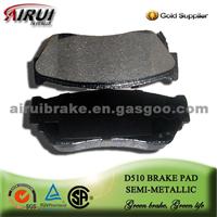 D510 brake pad made in China-nissan 100nx/sunny