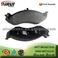 D477 Ceramic Brake Pad--Cherokee/Wrangler/Kia Carnival