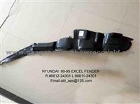 Hyundai 90-95 EXCEL FENDER LINER86811-24301 86812-24301