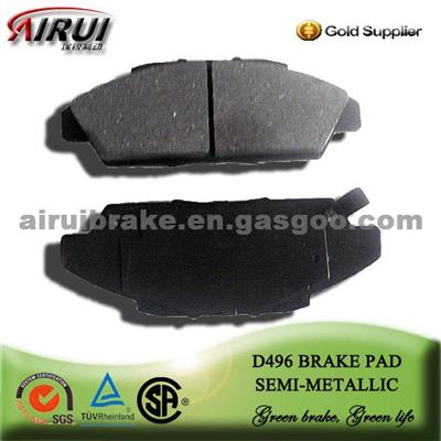 D496 Semi-Metallic Brake Pad--ISUZU Aska 1994-2002