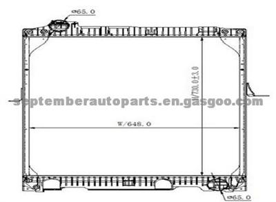 MERCEDES BENZ RADIATOR OEM 6525016501/6555000103