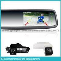 Car Rear View Mirror Of 3.5inch Display, Auto Dimming, Compass And Temperature For Cars