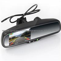 4.3 Inch Car Rear View Mirror DVR Monitor With 1080P