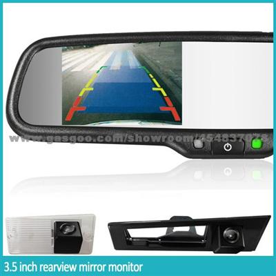 New! 4.3 Inch Digital Wire Rearview Mirror Display And Car Reversing Sensor