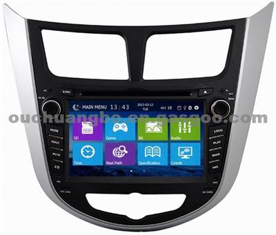 IPod Car Auto Radio DVD For Hyundai Accent/Verna 2011-2012 OCB-7011