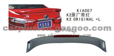 2012 KIA K2 Spoiler Original With Light