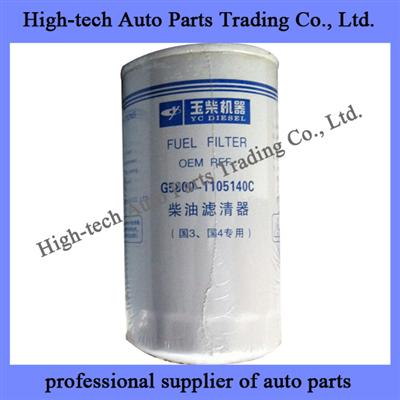 G5800-1105140C Yuchai Engine Parts Fuel Filter