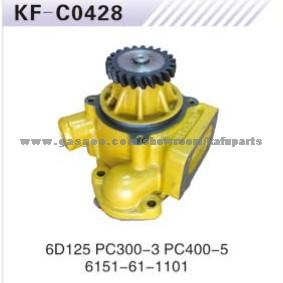 Komatsu Excavator Water Pump PC300-3 PC400-5 6D125 6151-61-1101