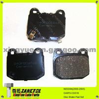 Auto Disc Brake Pad Set For NISSAN Fairlady MITSUBISHI LANCER SUBARU IMPREZA D40F0-CD026 44060-CD094 26696-FA000 D40F0-CD01B