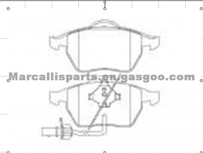 Brake Pad Set, Disc Brake For AUDI 4D0 615 116 AA