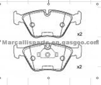 Brake Pad Set, Disc Brake For BMW 34 11 1 164 627