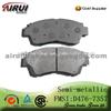 No Noise Brake Pad D476-7357 For Lexus After Market (OE NO.:0446550080)