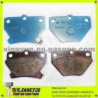 Rear Brake Pads For Toyota Celica Prius Corolla Yaris Echo 04466-52030 04466-52020 0446652050 0446620090 04466-52010 04466-52040