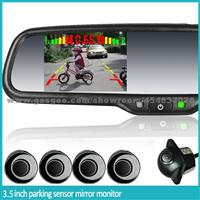 Car Rearvew Mirror With Night Vision Waterproof Rear View Camera