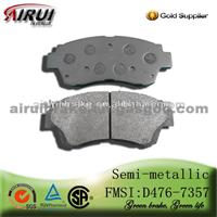 No Noise Brake Pad D476-7357 For Lexus After Market (OE NO.:0446550080)