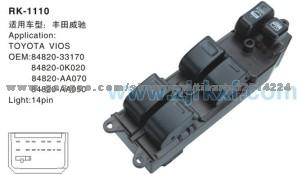 Auto Window Regulator Switch For Toyota Vios