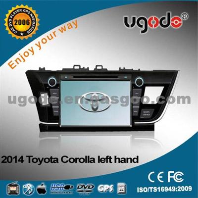 New Touch Screen Car Dvd GPS Navigation For 2014 Toyota Corolla Left Hand