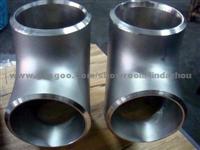 Hot Press Straight Seamless Tee Pipe Fittings Manufacturer