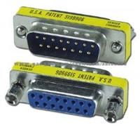 Autodiagnosticobd.Com DB15 Pin Male To Female Port Adapter Mini Gender Changer