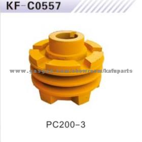 Excavator Spare Parts Engine 6D105 Crankshaft Pulley PC200-3 Crankshaft Pulley