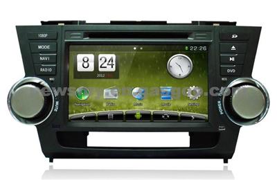 DT5205S-01-H TOYOTA Highlander CarPAD DVD Player With Dual-Core A9 1.6G