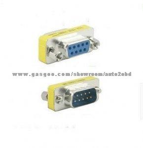 Autodiagnosticobd.Com DB 9Pin Male To Female Adapter RS232 Serial Port Conventer