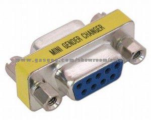 Autodiagnosticobd.Com DB 9pin Female To Female Mini Gender Changer Serial RS232 9pin