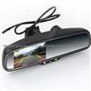 High Quality 720P 4.3 Inch Bluetooth Handsfree Rear View Mirror Car Gps Tracker With Dvr