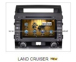 8 Inch Car dvd Player With GPS Navigation BT Radio Bluetooth for Toyota Landcruiser