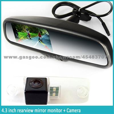 Auto Parts Premium Brand Car Rearview Mirror With Car Reversing Aid Camera And FCC, CE, ROHS Certification