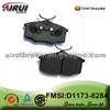 No Noise Premiumm Semi-Metallic D1173-8284 Brak Pad