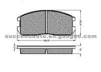 Brake Pad For DODGE D299-7202