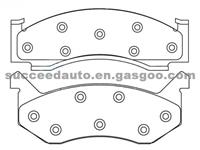 Brake Pad For DODGE D123-7019A