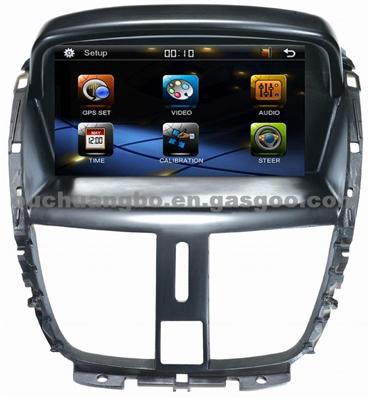 Car Radio Auto Console Gps Navi For Peugeot 207