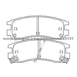 Brake pad  D714