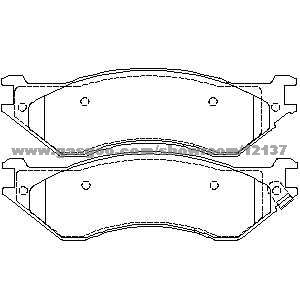 Brake pad  D702