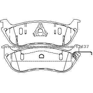 Brake pad D690