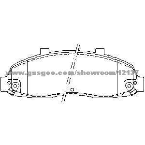 Brake pad  D679