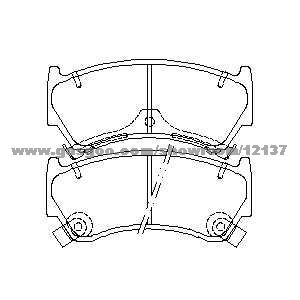 Brake pad  D668