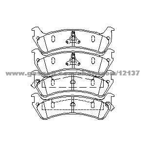 Brake pad  D667