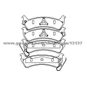 Brake pad  D666