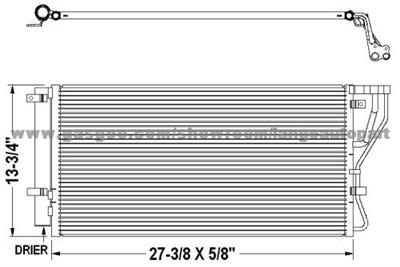 Auto A/C Condenser 976061D100 KIA