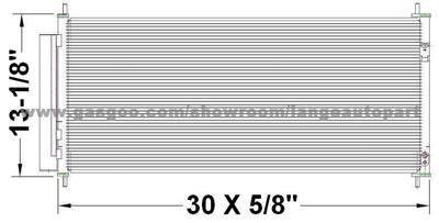 Auto A/C Condenser 80110-TM8-A01 HONDA