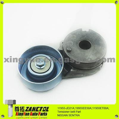 11955-JD21A 19955EE50A 11955ET00A V-Ribbed Belt Tensioner Pulley For Renault Scenic Megane Clio Laguna Nissan Dualis X-Trail