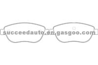 Brake Pad For FIAT 05P764